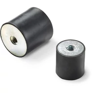 Hengeres gumibak 3-as típus (mindkét oldalon furat)