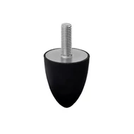 Parabolikus gumi rezgéscsillapító csavarzattal