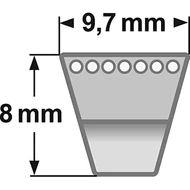 Profil XPZ keskeny fogazott ékszíjak