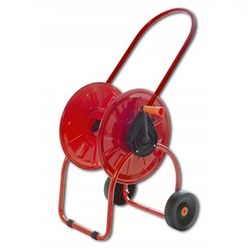 Tömlőkocsi fém piros Tömlőkocsi fém piros