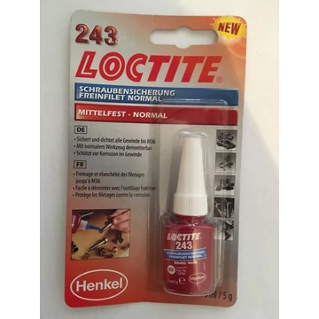 Loctite 243 5ml csavarrögzítő Loctite 243 5ml csavarrögzítő
