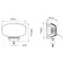 Kép 2/2 - Led reflektor nappali menetfénnyel 12-24V